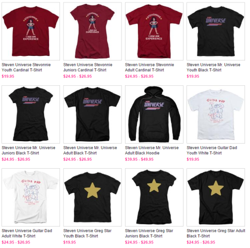 The CNshop just added a bunch of new SU shirts