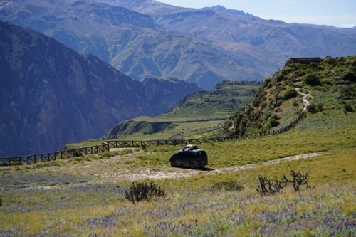 Colca Canyon is one of the deepest canyons in the world (twice as deep as the Grand Canyon in the US