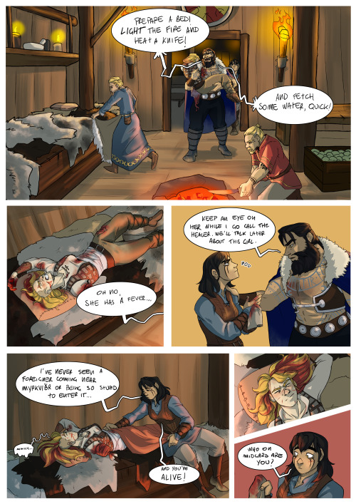 Here’s the first chapter of my webcomic Gjalda: unfortunately I can’t put all the pages here, you ca