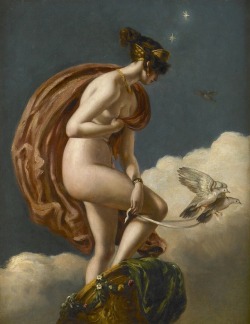loumargi: (Venus in a chariot drawn by doves)19th Century English School