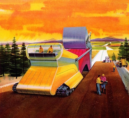 “Answer to a national traffic jam: More and better roads — fast!”Vanadium Corp. of America (1960). A