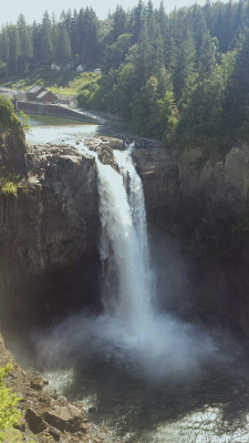 nakedstory:  Rode my motorcycle to Snoqualmie