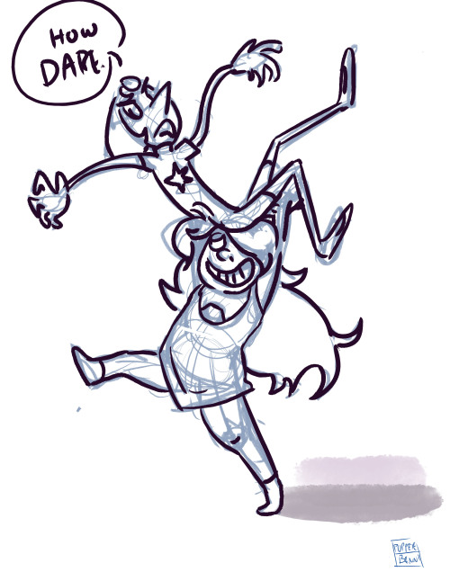 puppeye:  quick sketch before i go to bed.