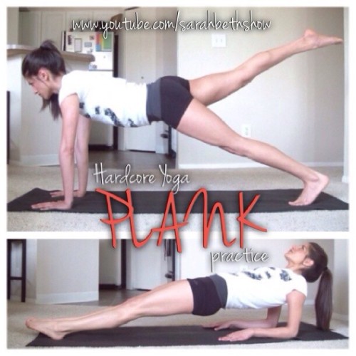 You ready? Go to my YT page to get this 4.5 minute Plank Practice and get strong! Prepare yourself f