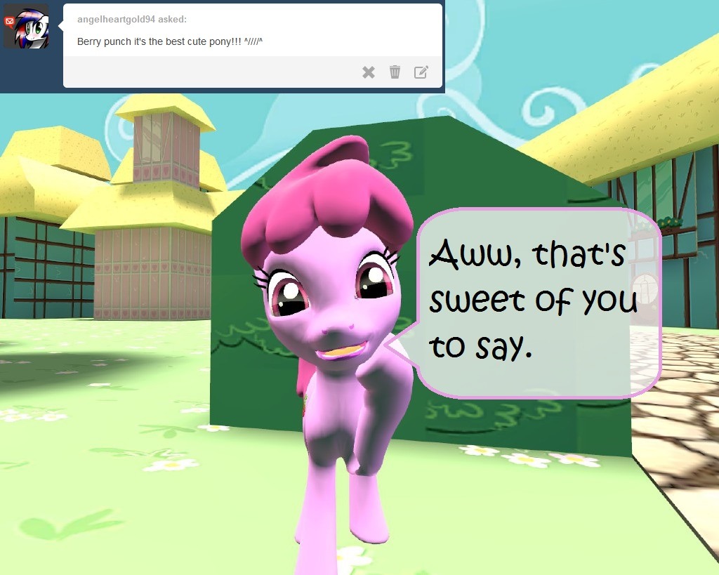 asktrixandberry:  Berry: Thanks. :)  CutieBerry~ :3