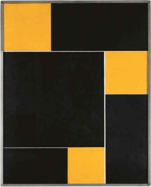 lessons-in-fortification: Carl Buchheister Yellow Square Composition 1928