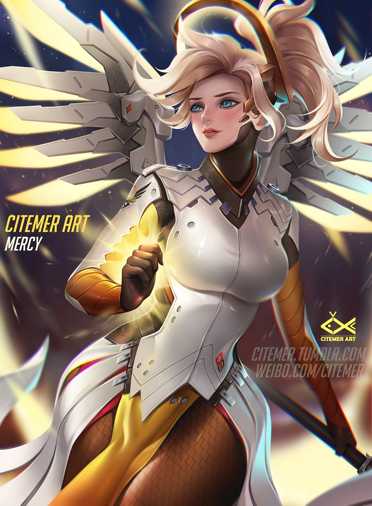 art-of-cg-girls:  MERCY by citemer