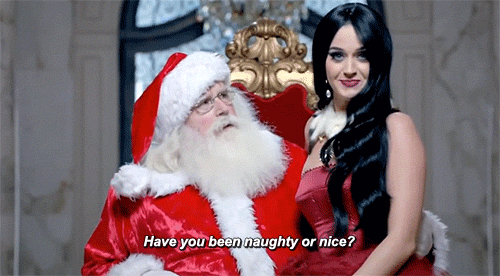actressfakes:  Have you been naughty or nice?NaughtyWell Katy, I need you to make it up to Santa#KatyPerry #christmas #lookalikes