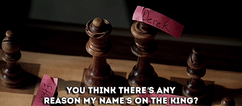 teamsciles:  &ldquo;Come on, dad. I’m the king on Stiles’ chess board. We’re