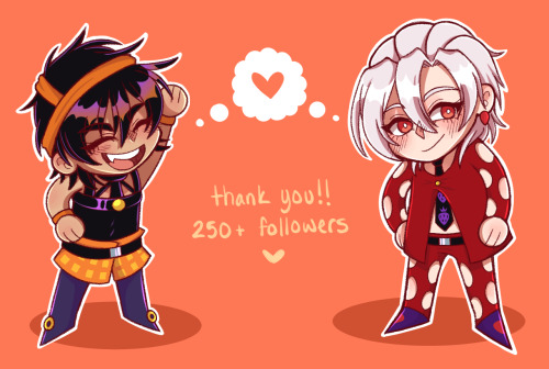 THANK YOU ALL SO MUCH FOR 250+ FOLLOWERS! two posts in one day? this is something that may never hap