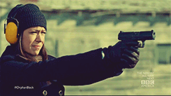 sailorsblush:  orphan-isthe-new-black:  Orphan Black + guns  I think you forgot
