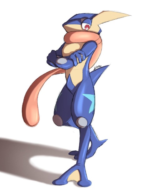 Greninja sketch#fanart #digitalart #clipstudiopaint #pokemon #greninja #videogames #animehttps:/