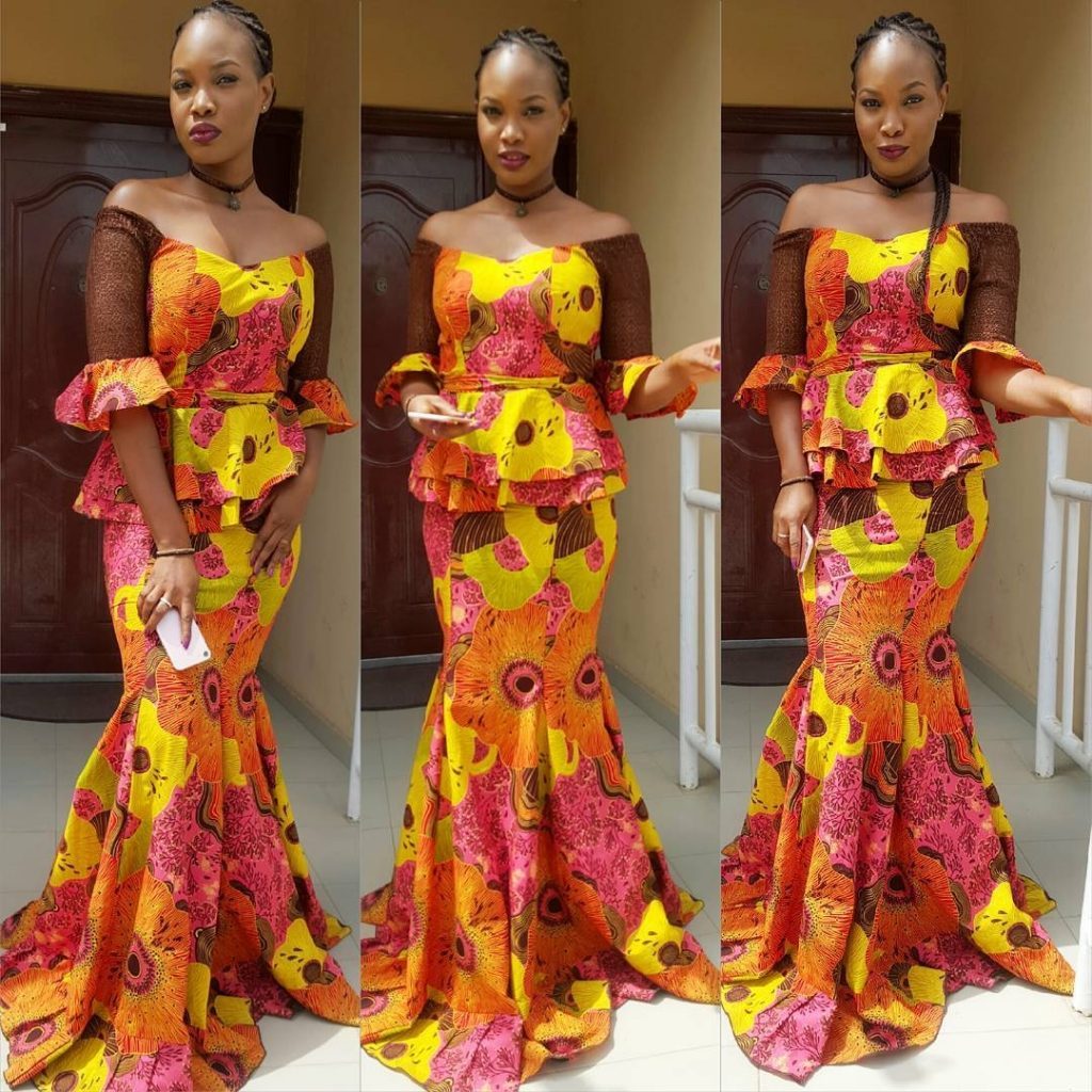 ankara skirt and blouse style for wedding