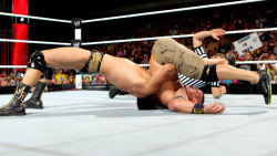 fishbulbsuplex:  Alberto Del Rio vs. John Cena  Wonder if I could ride Del Rio while he is doing that bridge suplex on John?!