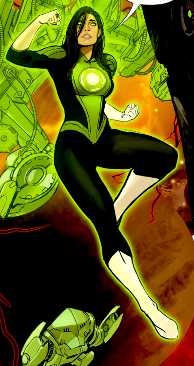 dailydccomics:Green Lantern Jessica Cruz in Justice League Odyssey #1