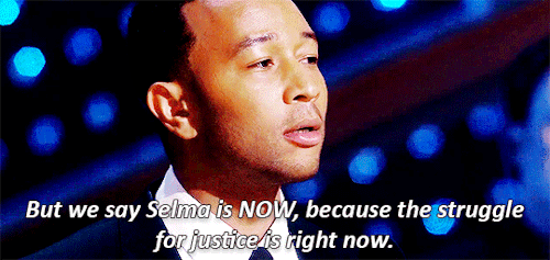 baawri: John Legend’s acceptance speech for best original song for Selma’s “Glory&