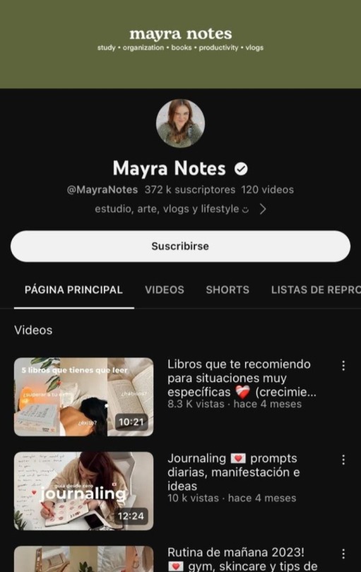 Cuentas De YouTube Para Estudiantes.