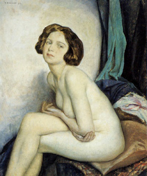 Louis Buisseret (1888–1956)Sitting Nude, 1925