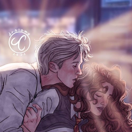 Library Whispers. Complete version only on Patreon.#dracomalfoy #hermionegranger #hogwartseighth