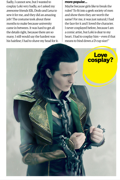 fahrlight:SciFiNOW INTERVIEW WITH FAHRLIGHTI am so proud of myself. Go buy the new SciFiNOW (UK)!!!h