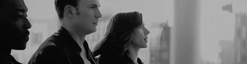 blakeilvely:Fangirl Challenge: Friendships [1/10] Sam Wilson, Natasha Romanoff & Steve Rogers“Ev