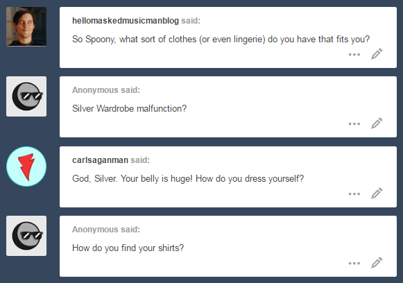 bluebot777: askchubbydiamond:  Clothes that fit are becoming … scarce.  dat silver