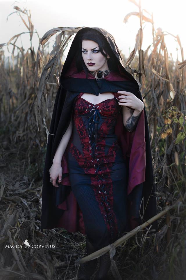 gothicandamazing:   Model, styling, photo Magda CorvinusAssistant C. IoanCape: Maria