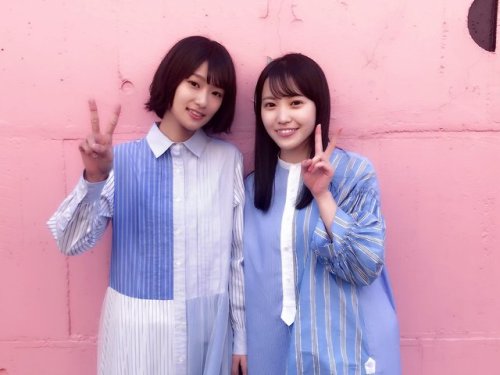 sakamichi-steps: 井上梨名 + 松田里奈 × 月刊エンタメ 2019年6月号 オフショット月刊エンタメ／エンタメNEXT編集部@gekkan_entame 2019.05.04 16: