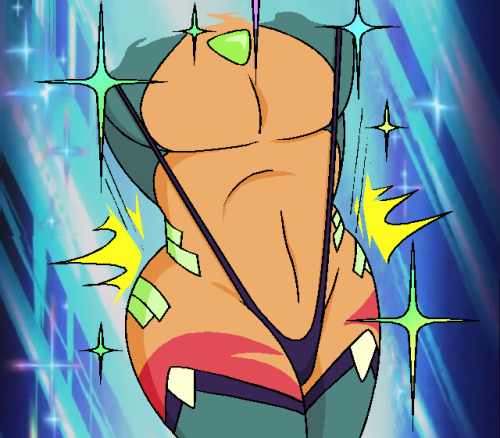 sallychanscraps:  GEM FIBER SYNCHRONIZATION—KAMUI PERIDOT!took this baby to town and added another panel -w- edited/pixelated the backgrounds from screenshots.. and if you’ve never seen KILL LA KILL you definitely need to watch the transformation