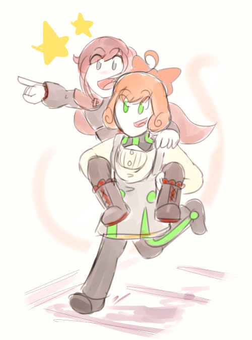 jo3mm: *TO THE WEAPON STORE!~ -here we can observe the smol cinnamon roll carrying the smoller cinna