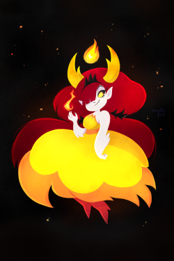 candyfoxdraws: Playing with fire &lt; |D’‘‘