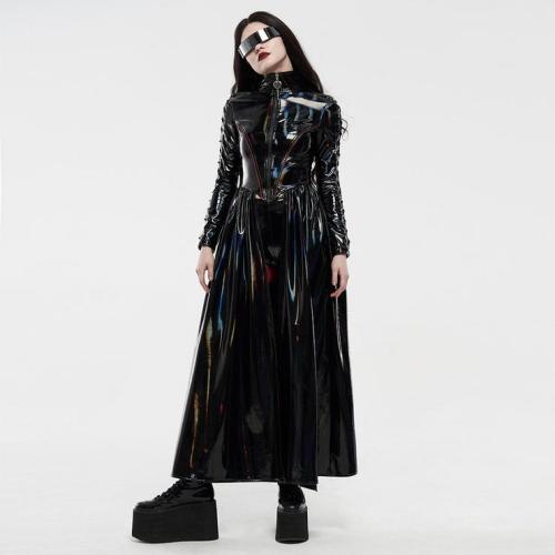 thedarksideoffashion: Ooh shiny!!! Buy Here &gt;&gt;&gt; Coat $149.99  FREE US