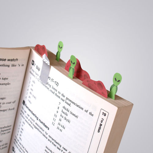 theyuniversity: boredpanda: Tiny Paper Bookmarks Let You Grow Charming Miniature Worlds In Your Book