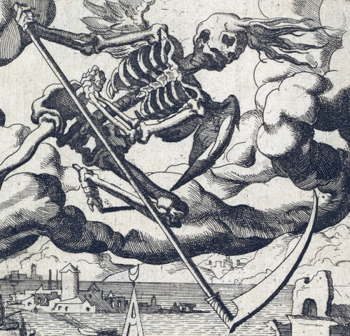 Dirck Volckertsz Coornhert (attributed to) - The Triumph of Death. From “The Triumphs of Petrarch” s