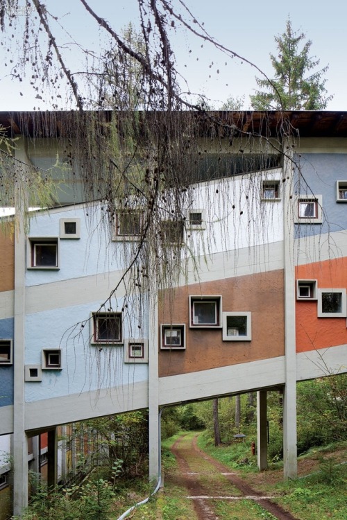 architectureofdoom:Eni village, Borca di Cadore, Edoardo Gellner, 1954-63