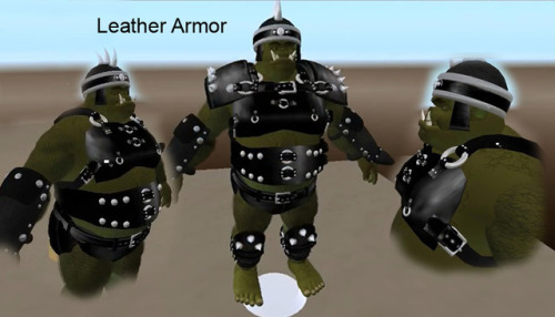 A look at a set of leather armor for the orcs. Here I show a bit how I make armor, using parts I&rsq
