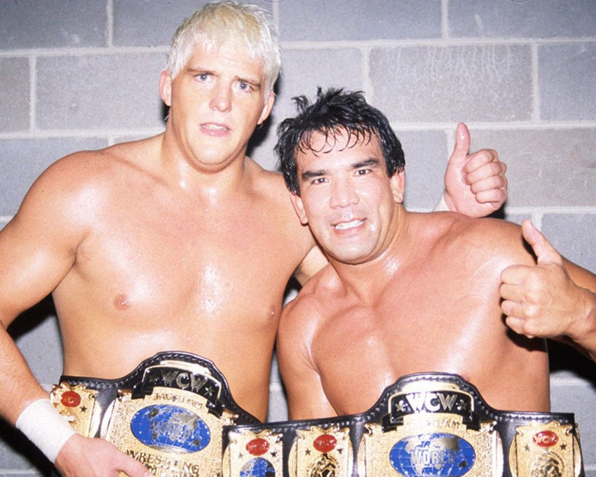 Shitloads Of Wrestling — WCW World Tag Team Champions Dustin Rhodes and...