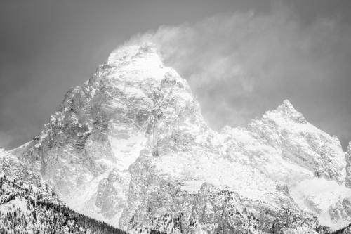 Grand Teton & Mount Owen, Grand Teton National Park. November, 2020.