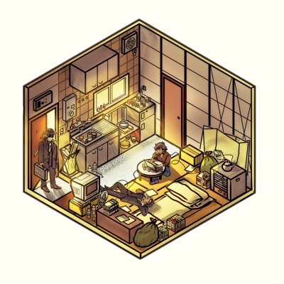 glas-onion:Yakuza 5 - Shinada&rsquo;s apartment 