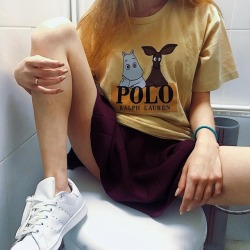 avakzhanoffgeorgy:POLO concept Mumintroll by OTAKU WEARS  www.instagram.com/otakuwears⠀  www.otakuwears.com ⠀ (at Saint Petersburg)