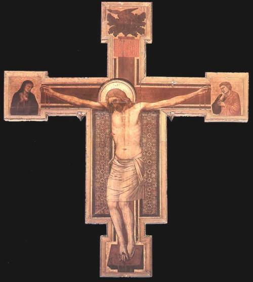 The Crucifixion, 1330, Giotto Di BondoneMedium: panel,tempera