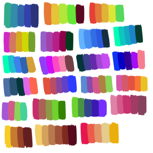 stlop: in tribute to this post, have some more color palettes that i’ve been keeping locked up