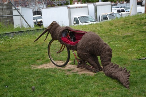 samsketchbook: BICYCLE MONSTER! LIKE A BIKE BUT BETTER! LIKE A DOG BUT WORSE. HIS NOSE SHOULD MAYBE 