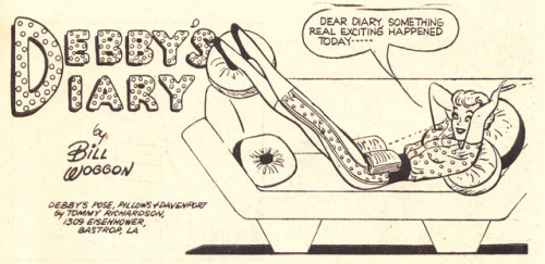 comicslams:Debby’s Diary in Katy Keene, c.1950s