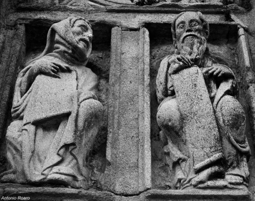 Statues of  Cathedral of Santiago de Compostela