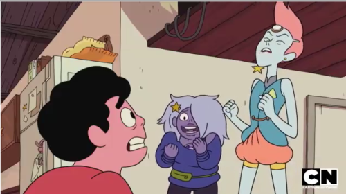 jetgreguar:jinntantei:catsandotherdrugs:Steven gets a hold of a magical time travel device and does 