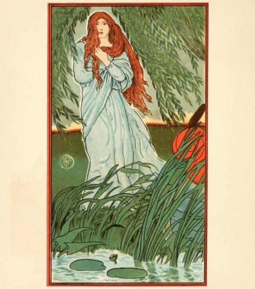 cair–paravel: The Lady of Shalott by Alfred Tennyson, illustrated by Howard Pyle (1881).