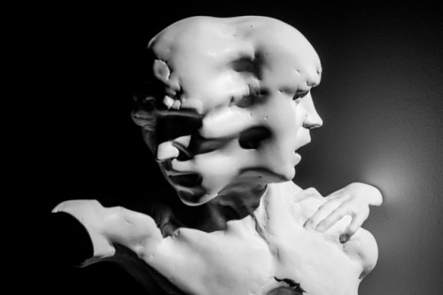 sixpenceee: Sculptures by Italian artist Enrico Ferrarini. Here is his instagram