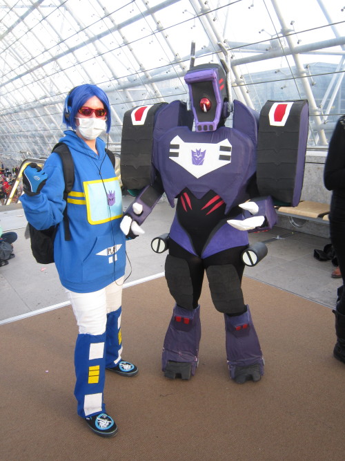 perceptor-chan:  Shockwave (Drift-chan) Transformers Animated and Soundwave (Perceptor-chan) Human Transformers G1 »Leipzig Book Fair Germany« 