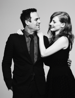 chastains:  Jessica Chastain and Mark Ruffalo